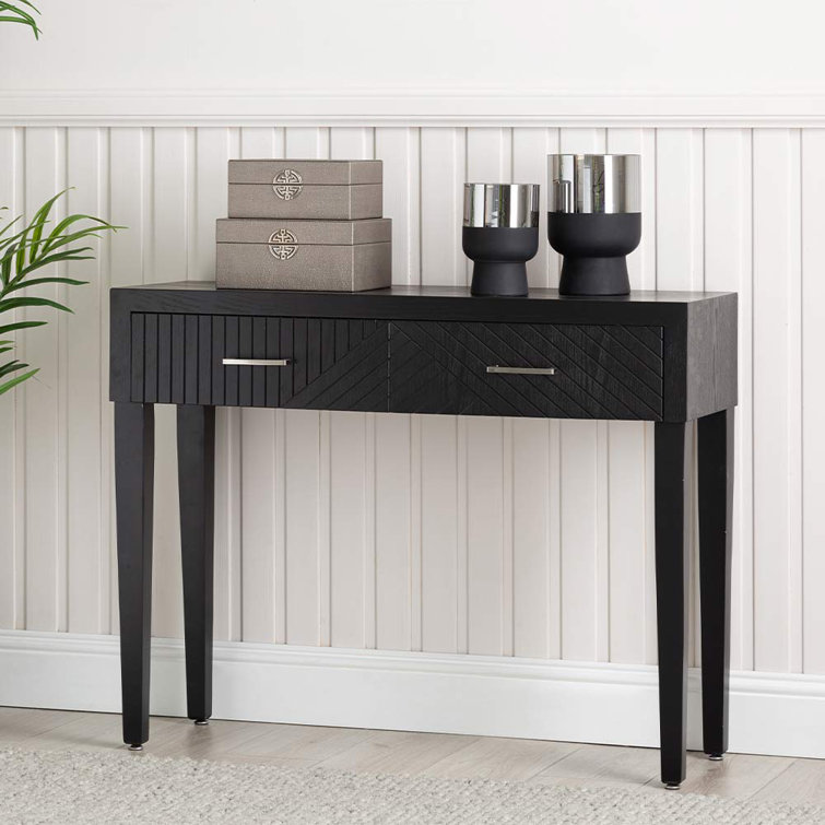 17 Stories Joeanna 105 cm Slim Console Table for Living Room Furniture ...